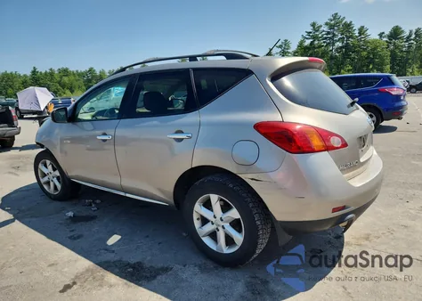 2009 Nissan Murano S z USA, uszkodzony, nr VIN JN8AZ18W09W204806